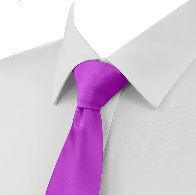 trilece Ties for Men - Men's Solid Color Ties - Formal Neckties for Men - Neck Tie for Man