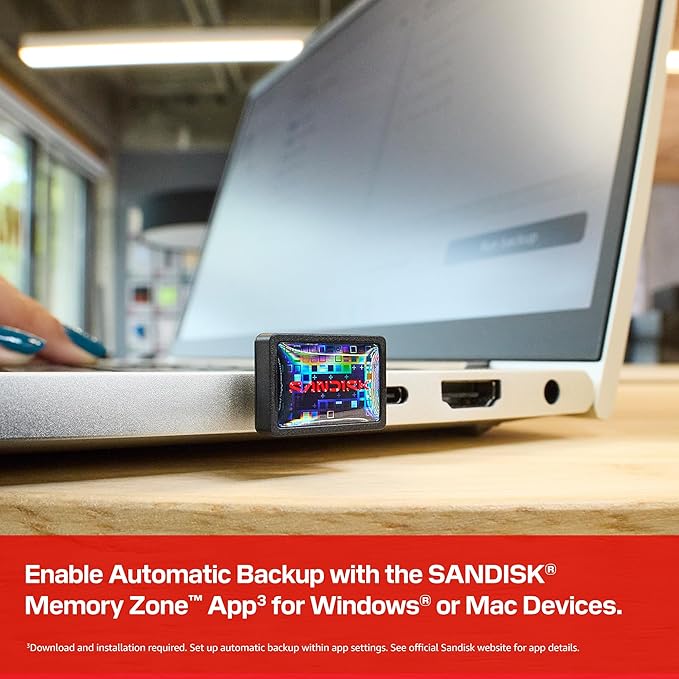 SANDISK 128GB Extreme Fit USB-C Flash Drive - Up to 400MB/s Read speeds, USB 3.2 Gen 1, USB Type-C - Plug-and-Stay Storage - Black - SDCZ530-128G-G46