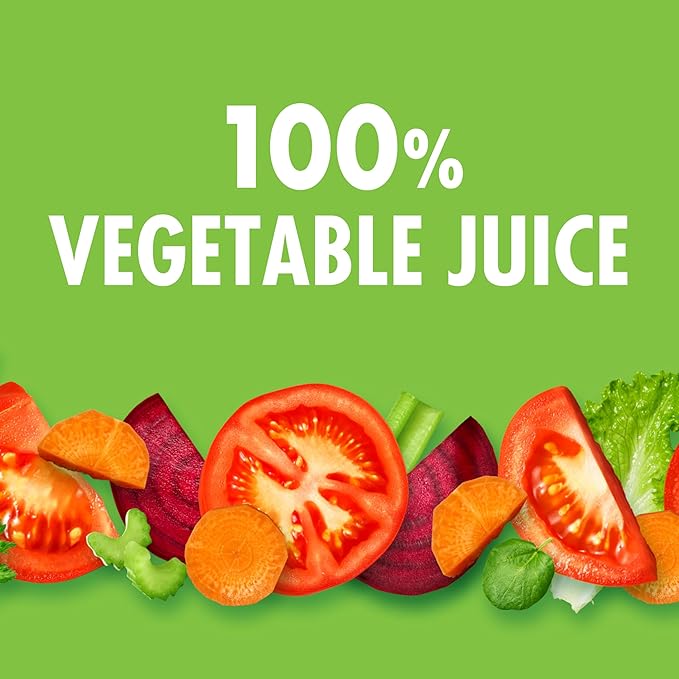 V8 Spicy Hot 100% Vegetable Juice, 64 fl oz Bottle (6 Pack)