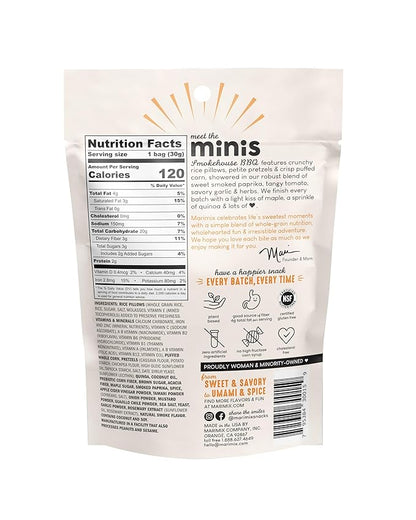Marimix Mini Snack Mix - 6 pack (Mini Smokehouse BBQ, 6 Pack)