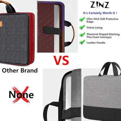 ZINZ Slim Expandable 13 13.3 13.6 14 Laptop Case Sleeve Compatible with MacBook Air/Pro 13-14 M1 M2 M3 2021-2023 Pro/Max,13.5 Surface Laptop 4/3,B01K02