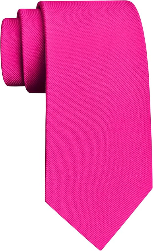 GUSLESON Classic New 3.15"（8cm） Men's Solid Color Necktie Wedding Business Tie + Gift Box