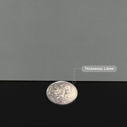 Leather Table Cover,1.8mm Thick,42x84 Inch Table Protector,Table Protector for Dining Room Table,Table Protectors for Rectangle Tables.(Black+Gray,42x84)