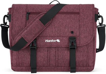 Hanke Durable Messenger Bag for Men with 15.6 Laptop Case, Business Cross Body Bag Briefcase for Women,School Work Tote Bag