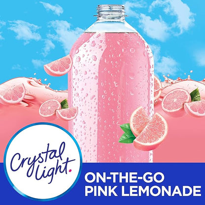 Crystal Light Pink Lemonade Drink Mix (30 Packets, 3 Boxes of 10)