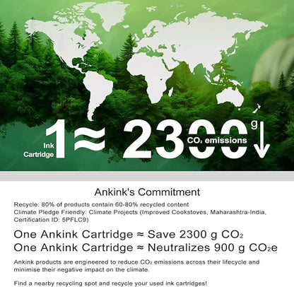 Ankink Compatible Ink Cartridge Replacement for Canon 260 260XL PG260 XL PG 260 Black Cartridges for Cannon TR7020a TR7022 TS6400 TS6420 TS6420a TS5300 TS5320 All in One Printer (2 Black)