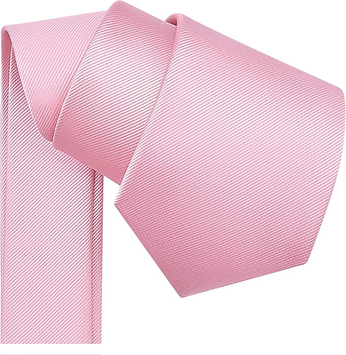 Branduce 3.15"（8cm） Men's Solid Color Formal Woven Necktie + Gift Box