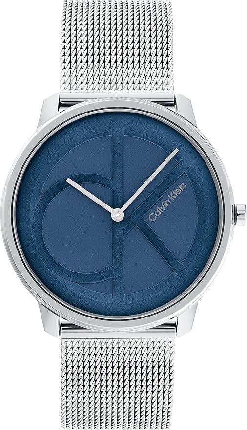 Calvin Klein Women's CK Iconic - 35mm 2H Quartz Watch - Stainless Steel Mesh Bracelet - Water Resistance 30 Meters – Premium Fashion Timepiece for Everyday Style - Gift for Her