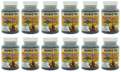 Thirs-Tea Brewed Tea | 4oz Bottle | Unsweetened | 3gal Yield | Caffeine Free
