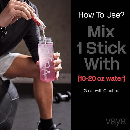 Vaya - Sugar Free Electrolyte Powder Packets – Give Your Body Instant Hydration - with Fasting Electrolytes (30 Pack, Raspberry)