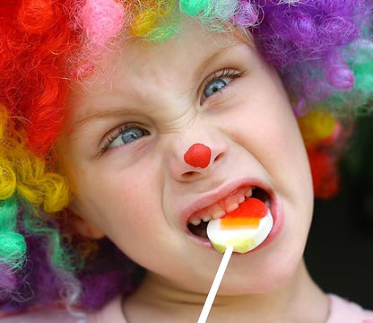 Clown Global Brands Rainbow Lollipops | 1,170 Count Bag | Gluten Free | Tutti Frutti Flavor | Great for Kids Parties