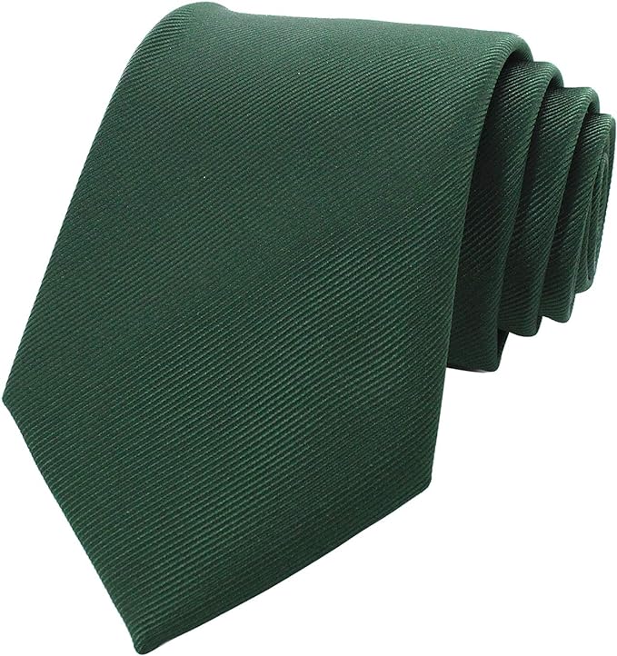 RBOCOTT Solid Color Tie Formal Necktie for Men