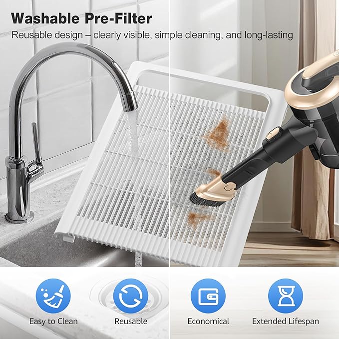 KNKA Air Purifier for Home Bedroom Large Room Up to 3,500 Ft², HEPA Air Cleaner with Washable Pre-Filter, AHAM VERIFIDE, AQI Display, ECO Mode, Pet Mode for Pets, Allergies, Dust, Pollen