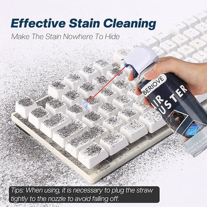Keyboard Air Duster for Computer : Air Duster for PC Cleaning - Computer Air Duster Blower for Laptop - Reusable Car Dusters Airduster