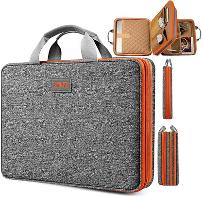 ZINZ Slim Expandable 13 13.3 13.6 14 Laptop Case Sleeve Compatible with MacBook Air/Pro 13-14 M1 M2 M3 2021-2023 Pro/Max,13.5 Surface Laptop 4/3,D01G02