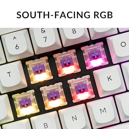 Keychron Q1 HE Wireless QMK Custom Mechanical Keyboard with Hall Effect Gateron Double-Rail Magnetic Switch Rapid Trigger, 2.4 GHz Bluetooth RGB Compatible with Mac Windows Linux (Hot-swappable)