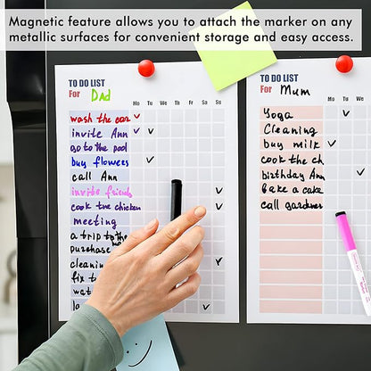 Shuttle Art Dry Erase Markers, 20 Pack 17 Colors Whiteboard Markers,Bundled with 3 Extra Black,Fine Tip Dry Erase Markers for Kids,Perfect for Writing on Dry-Erase Surfaces,School Office Supplies