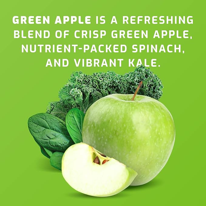 TRULABS Hydrate + Organic Greens - Green Apple. Sugar Free Electrolytes Hydration Packets. Each Serving Contains 1422 mg of Electrolytes &19 Vitamins & Minerals & 4 Organic Greens (6ct)