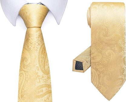 Tie For Men Necktie Woven Jacquard Neck Ties Set 6 PCS