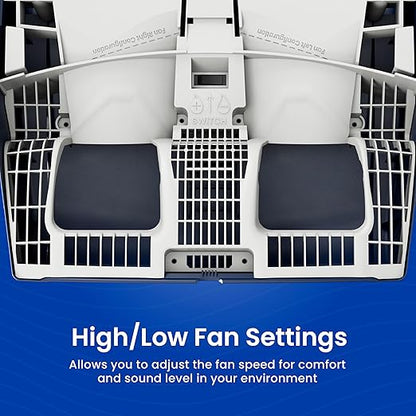 AprilAire 720MKZ Whole-House Fan-Powered Evaporative Humidifier – 21 GPD, Water Saving, Manual Control, Installation Kit, for up to 6,250 Sq. Ft., Part of the AprilAire Healthy Air System