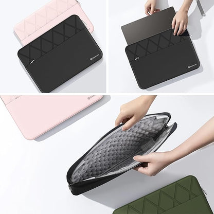 Smatree Laptop Sleeve for 14 inch Acer TravelMate P6 TMP614-52-73EJ/72B7, Laptop Case with Accessory Pocket, YKK Zipper, Patented Shockproof Design (E457)