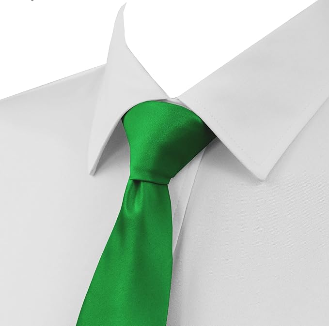 trilece Ties for Men - Men's Solid Color Ties - Formal Neckties for Men - Neck Tie for Man