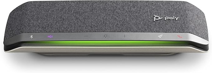 Poly - Sync 40+ Bluetooth Smart Speakerphone (Plantronics) - Flexible Work Spaces - Connect to PC/Mac via Included BT600 Dongle and Smartphones via Bluetooth - Works with Teams, Zoom & More