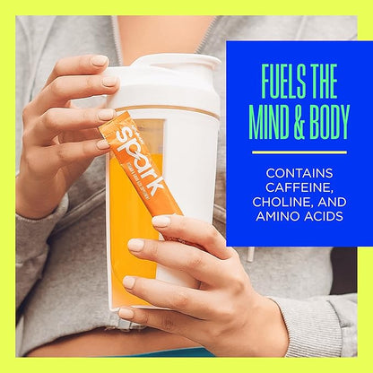 AdvoCare Spark - Energy Drink Mix - Vitamin & Amino Acid Supplement - Supports Energy & Focus - Portable Immune Support - Sugar-Free - - Orange Cream Float, 14 Stick Packs (3.5 oz)