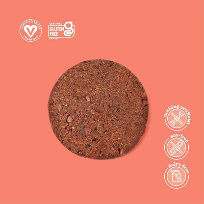 Love + Chew Tasty, Gluten Free Cookies - Pumpkin Chip 10 Count - Vegan - Healthy, Paleo, Non GMO Snacks - Individually Wrapped, Soft Baked Cookies - Made from High Protein Almonds - 2 Ounce Each