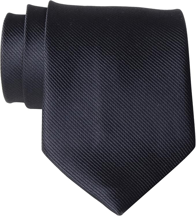 QBSM Mens Solid Polyester Textile Neckties Pure Color Neck Ties