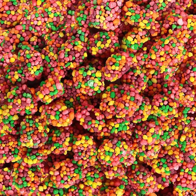 Gummy Clusters Rainbow, 2lb Pack of NerdsGummy Clusters Bulk, Perfect Gummy Candy Snack for Parties, Birthdays, Holidays, Gift Bags, Office Treats and Everyday Enjoyment