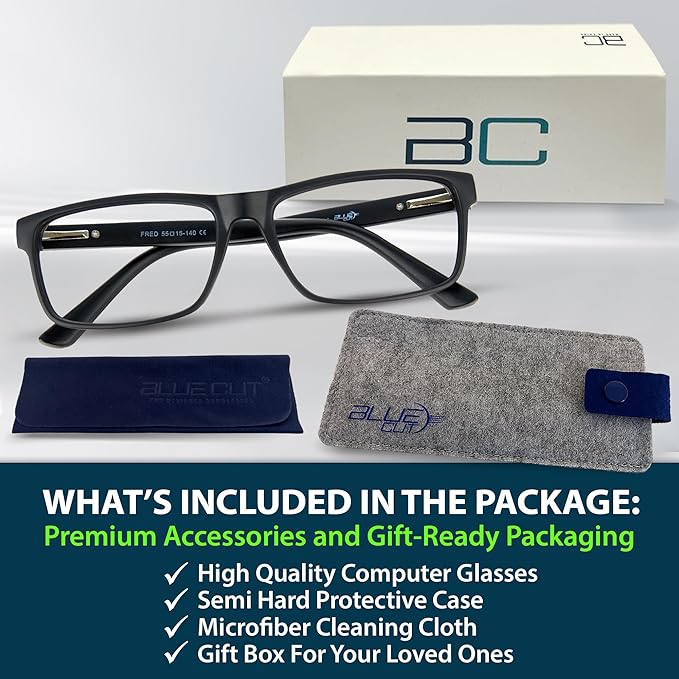 Blue Light Blocking Glasses For Men/Women Anti-Fatigue Computer Monitor Gaming Glasses Reduce Eye Strain Game Glasses