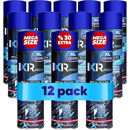 CA Glue Activator Spray (12x16.9 oz) – Super Glue Accelerator for Instant Bonding | Fast-Drying Cyanoacrylate Activator for Woodworking, Plastic, Metal, 3D Printing, Guitar, DIY, and Repairs