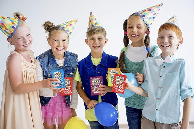 Tiltay Pop Boom Popping Candy – 7 Flavor Assortment, Strawberry, Green Apple, Blue Raspberry, Watermelon, Grape, Pineapple, Cotton Candy – 12 x 7-pack
