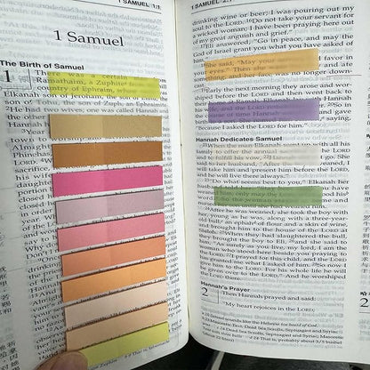 ELII 6000pcs Books Tabs for Annotating Page Tabs Morandi Sticky Index Tabs,Transparent Sticky Notes Tabs Label Stickers Index Tabs for Reading Notes, Classify File