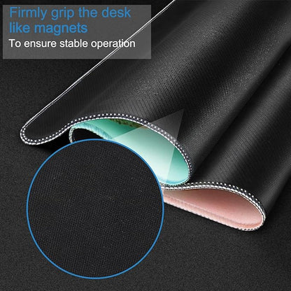 Large Mouse Pad 31.5 x 11.8 in, Gaming Mousepad with Stitched Edges, Premium Microfiber Cloth Surface, Waterproof Non-Slip Base Keyboard Desk Mat for Home Office Gaming, Marble Green