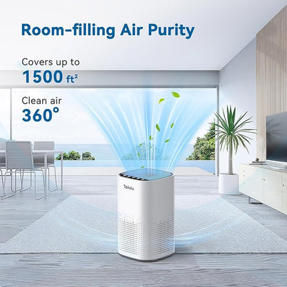 Tailulu Official AP100 Air Purifier Replacement Filter, 3-in-1 Air Purifier Filter, True H13 Filter, 1Pack