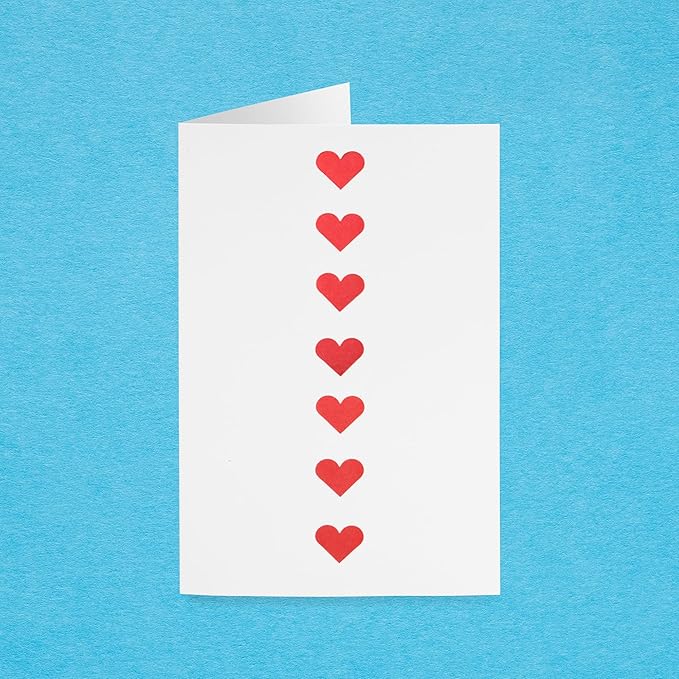 Hygloss Valentines Day Card Making Kit - DIY Valentines Cards for Kids - Includes 18 Cards, 18 Heart Doilies, 4 Sheet Heart Stickers - Classroom Favors - Unique Valentine Card Making Kits