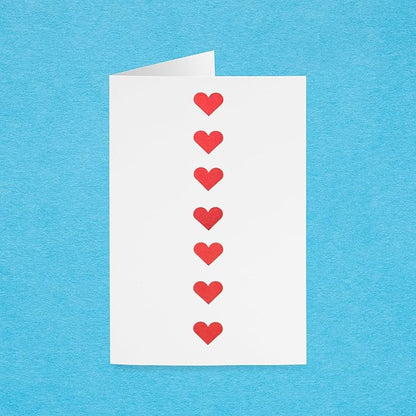 Hygloss Valentines Day Card Making Kit - DIY Valentines Cards for Kids - Includes 18 Cards, 18 Heart Doilies, 4 Sheet Heart Stickers - Classroom Favors - Unique Valentine Card Making Kits