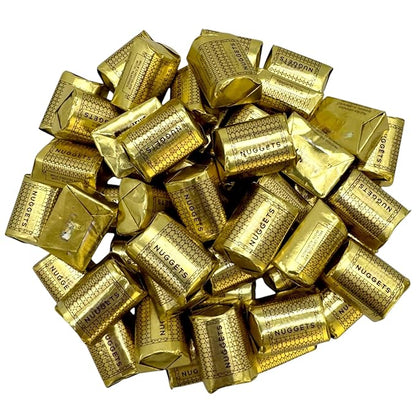 Creamy Milk Chocolate Nuggets with Almonds-1.5 lbs Individually Wrapped Smooth & Crunchy Candy-Perfect for Holidays, Events, and Sharing(24 oz)