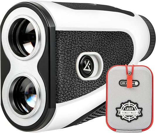 Golf Range Finder with Slope - 1200 Yards Range Finder for Golfing/Hunting, 7X Magnification, Flag Pole Locking Vibration, Rechargeable Golf Rangefinders with Magnet Stripe, Best Golf Accessories Gift