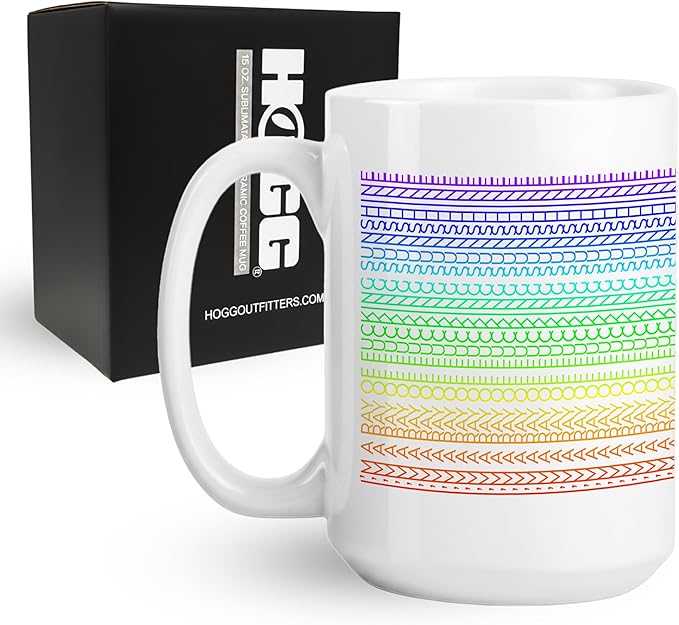 Hogg I'm a Ray of Sunshine Mug, 15 oz Ceramic Hidden Message Coffee Cup, I'm a Ray of Fucking Sunshine Mug, Sideways Hidden Message Cup, Office Gifts for Coworkers, Sarcastic Swear Gifts
