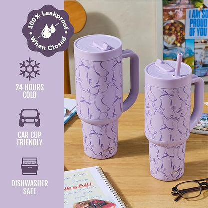 Ello Oasis 30oz Stainless Steel Tumbler - Take a Bow