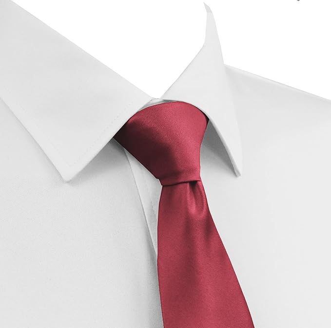Dibi Solid Color Ties for Men, Formal Mens Ties, Neck Tie, Classic Tie for Boys Women Teens, Wedding Business Costume Necktie