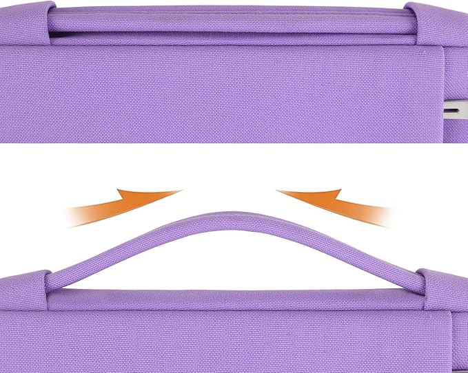 DOMISO 16 inch Laptop Sleeve Case Water Resistant Shockproof Protective Computer Bag for 16" Dell/HP Pavilion Envy/ThinkPad IdeaPad/ASUS Vivobook,Purple