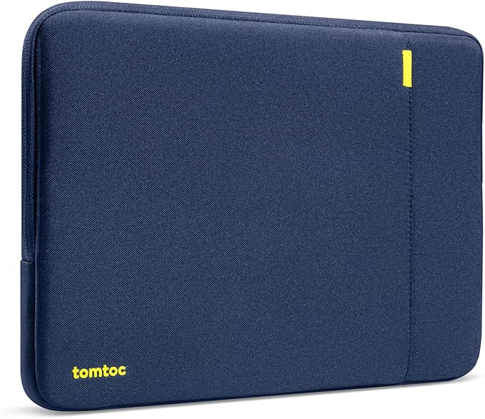 tomtoc 360 Protective Laptop Sleeve for 14-inch MacBook Pro M5/M4/M3/M2/M1 Pro/Max A3434 A3112 A3401 A3185 A2992 A2918 2025-2021, Water-Resistant Case Bag with Accessory Pocket for 13.8 Surface Laptop