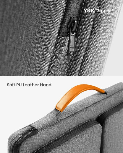 tomtoc 360 Protective Laptop Sleeve for 2025 14-inch MacBook Pro M5/M4/M3/M2 Pro/Max A3434 A3401 2025-2021, 13.5-14.4 Inch Surface Laptop 7/6/5/Studio 2/1, Water-Resistant Carrying Case