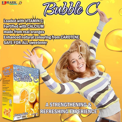 EDMARK Bubble C Instant Orange Drink, Troikani & CoCollagen Drink Bundle - 3 Pack