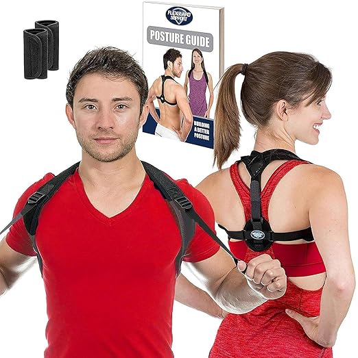 Posture Corrector for Women and Men - Adjustable Upper Back & Shoulder Brace Trainer for Slouching, Neck Hump and Hunched Shoulders - X-Large