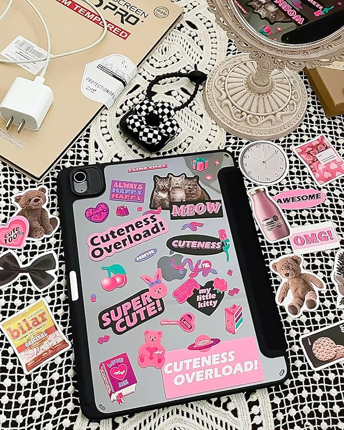 QYH Premium Printable Vinyl for Inkjet Printer-50 Glossy Sticker Paper Waterproof 8.5’’x11’’ White Labels